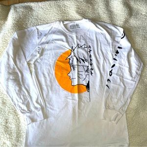 Long sleeve white Naruto T-shirt